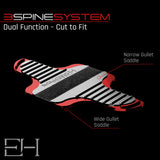 3Spine system velcro saddle component evolution horse