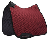 2TONE STREAMLINE DRESSAGE SQUARE BURGUNDY/BLACK
