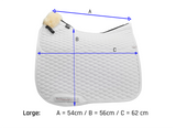 MERINO STREAMLINE 1/2 LINED DRESSAGE SQUARE
